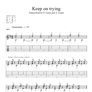 Keep on trying